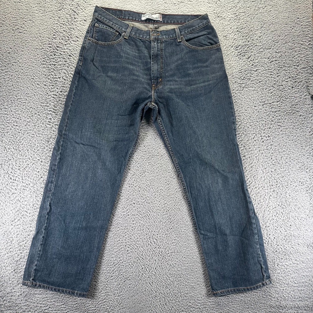 Vintage Levi's 559 Jeans Men's 36x30 Blue Cotton Denim Straight Workwear Baggy
